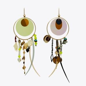 NWT Tory Burch Galaxy Hoops (Runway)